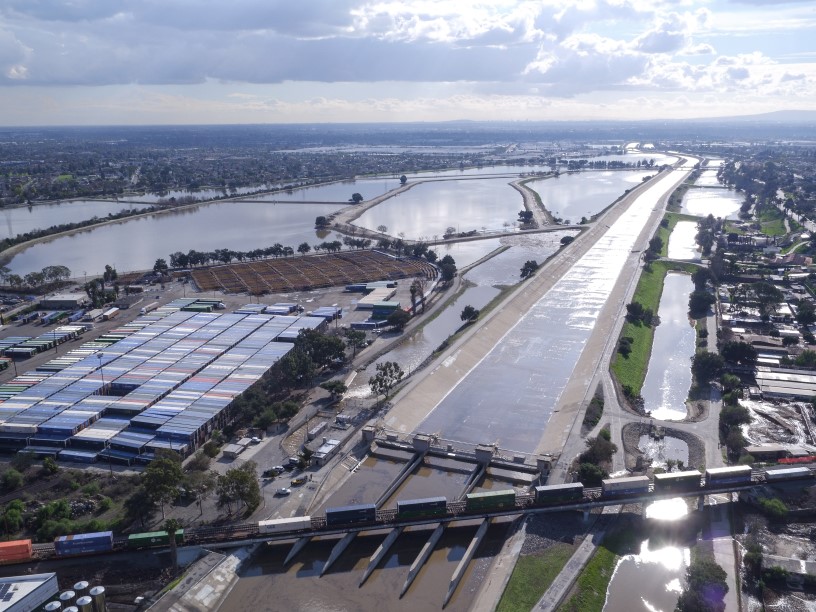 A thumbnail of a groundwater recharge basin that provides more information on the topic Local water sources 